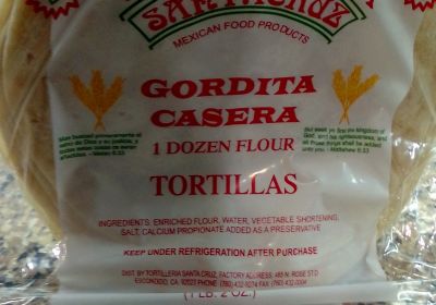 Tortillas de harina santacruz