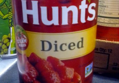 HUNTS DICED TOMATO 14.5 OZ 411  -115